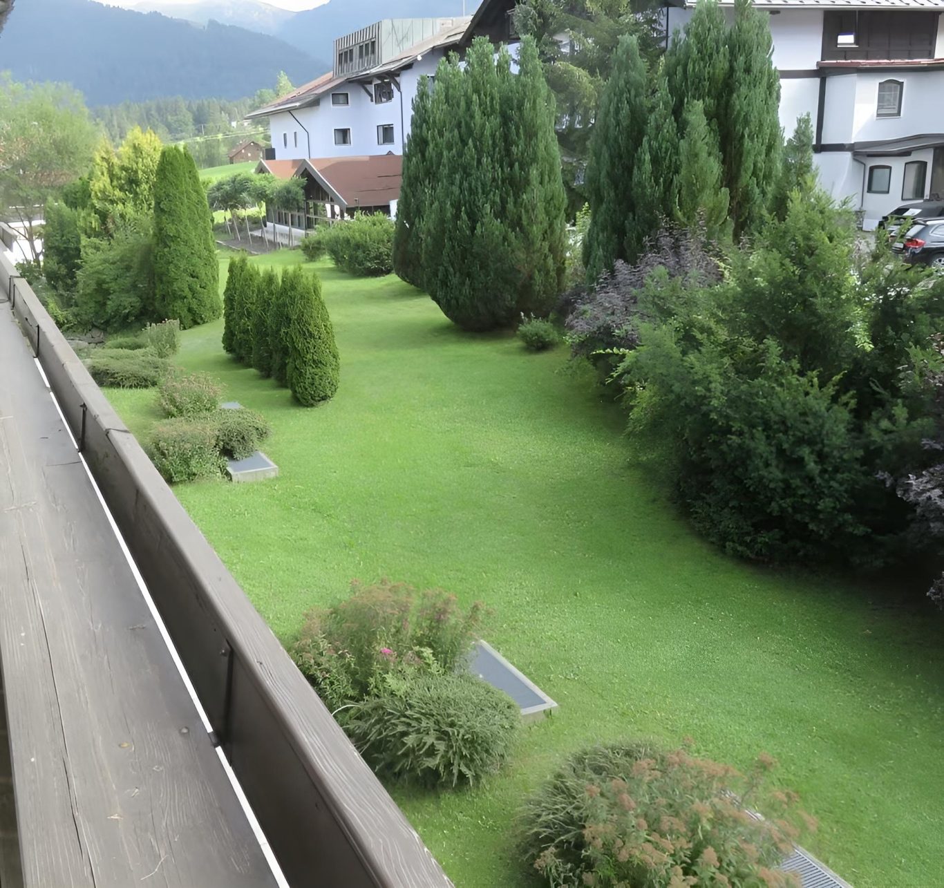 Gartenansicht Balkon Gartenansicht Balkon